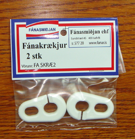 Fánakrækjur 2stk